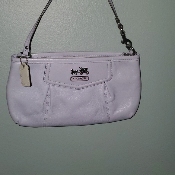 Coach Handbags - Coach Handbag Lilac/gray in color